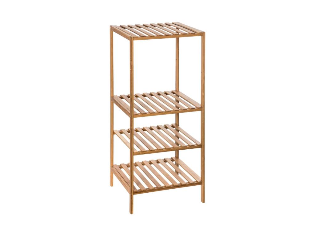 Homzora 3-Compartment Shelf 77cm Natural