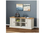 Homzora white shoe bench 106x35x45 solid pine wood