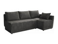 Doucezen 149 Grey Corner Sofa with Sleeping Function and Bedding Box (210x135x85cm)