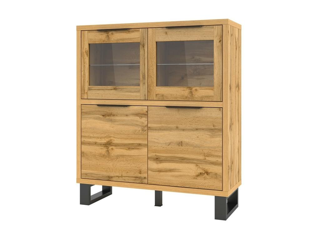 Doucezen Collection Designer Sideboard - Oak Finish - Ideal piece of furniture for your dining room