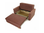 Homzora 136 Convertible Sofa Bed with 85x145x98cm Bedding Set - Fully Assembled