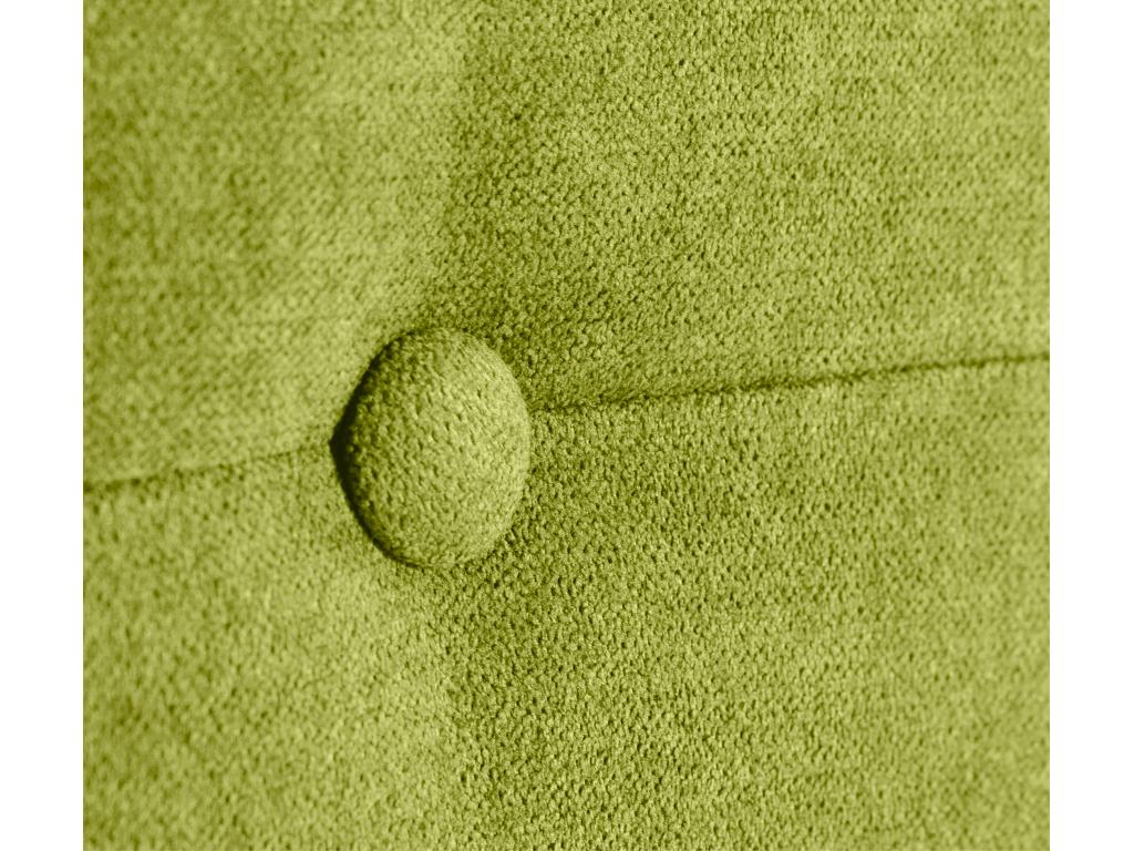 Homzora Aqualine Fabric Headboard with Buttons 105x105cm with Legs for 105cm Beds - Pistachio