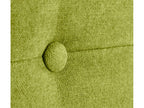 Homzora Aqualine Fabric Headboard with Buttons 105x105cm with Legs for 105cm Beds - Pistachio