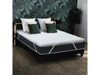 Homzora Latex Memory Foam Mattress Topper with Removable Cover - Dimensions: 140x190 cm