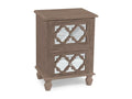 Doucezen 60cm Natural 2-Drawer Bedside Table
