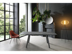 Homzora - Extendable Table 140/200x80 cm in Black Ceramic