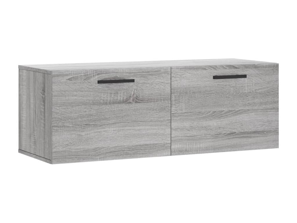 Homzora wall cabinet, grey, 100x36.5x35, engineered wood