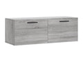 Homzora wall cabinet, grey, 100x36.5x35, engineered wood