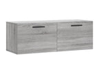 Homzora wall cabinet, grey, 100x36.5x35, engineered wood