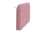 Pink velvet headboard cushion, 140 cm
