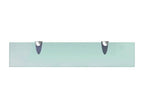 Modern wall-mounted glass shelf, 50x10x0.8 cm, 2702121/2