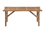 Homzora Folding Garden Bench with Cushion, 118 cm