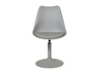 Set of 2 Homzora Designer Chairs 81cm Grey