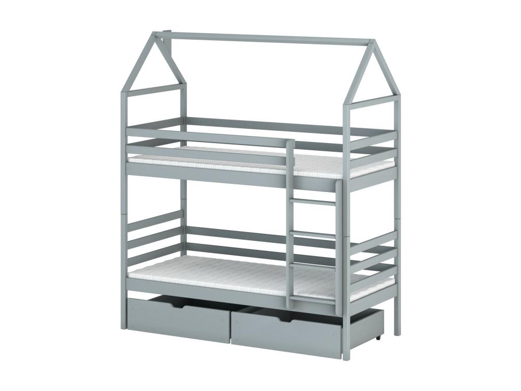 Doucezen HB013 Cabin Bed 80x170 cm Grey