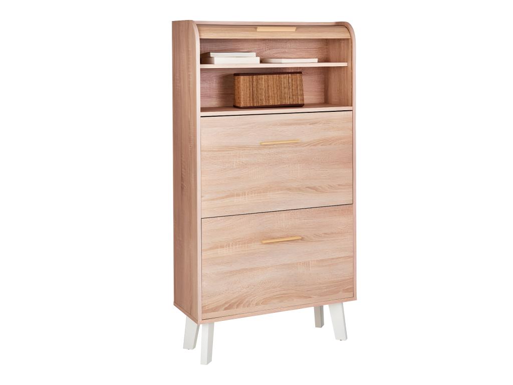 Shoe cabinet with curtain - Homzora n 3