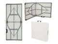 Folding Table 150cm Rectangular White Catering Table O91