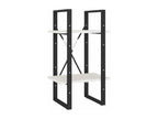 5-Tier Bookshelf, White, 40x30x175 cm, Pine Wood