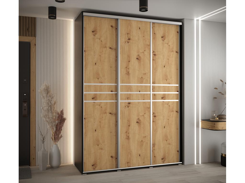 Homzora 10 Sliding Door Wardrobe 235.2/170/45 3 Doors