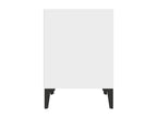 2-piece bedside tables, white, 40x35x50 cm