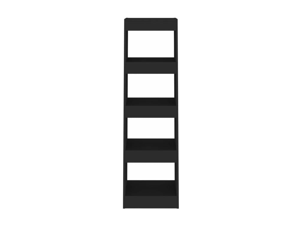 Black bookcase/room divider 40x30x135 cm
