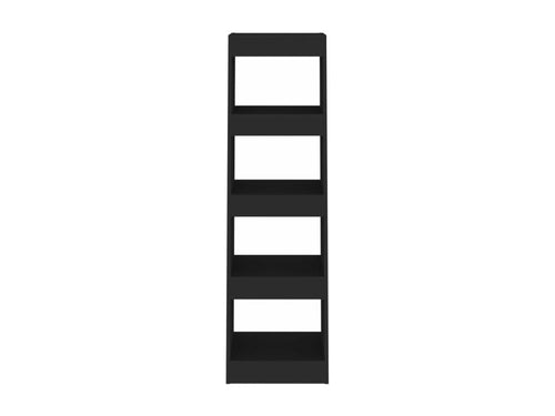 Black bookcase/room divider 40x30x135 cm