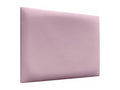 Homzora Upholstered Headboard in High-Quality Faux Leather, with Interchangeable Self-Adhesive Panels, Pink, 150 cm
