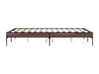 Bed frame without mattress, brown oak, 120x200 cm