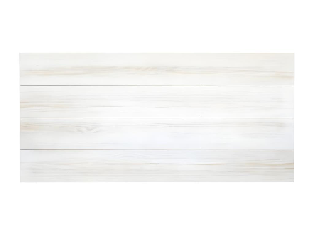White-stained pine wood headboard 200x80cm - Homzora