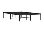 Black metal bed frame 120x200